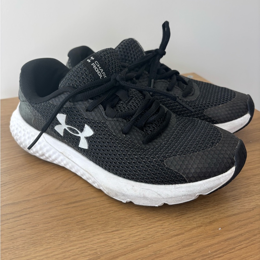 Under Armour Black and White Sneakers
